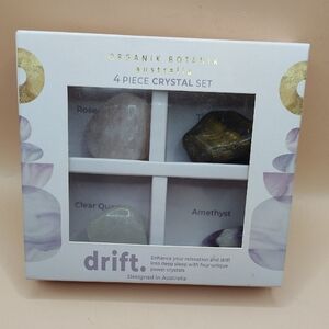 Australia's Drift Brand Organik Botanik 4 Piece Crystal Set 2001